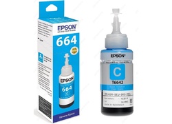 Чернила Epson T6642 Cyan синие (С13Т66424А)