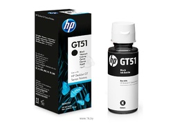 Чернила HP GT51 чёрные, 90мл (M0H57AE)